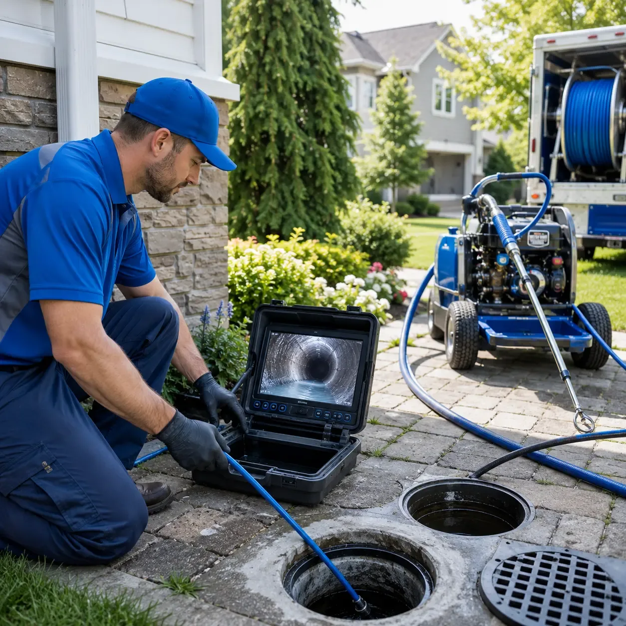 Outdoor drain cleaning professionals serving Utica, OH